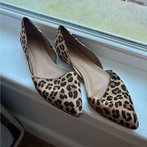 J Crew Leopard flats